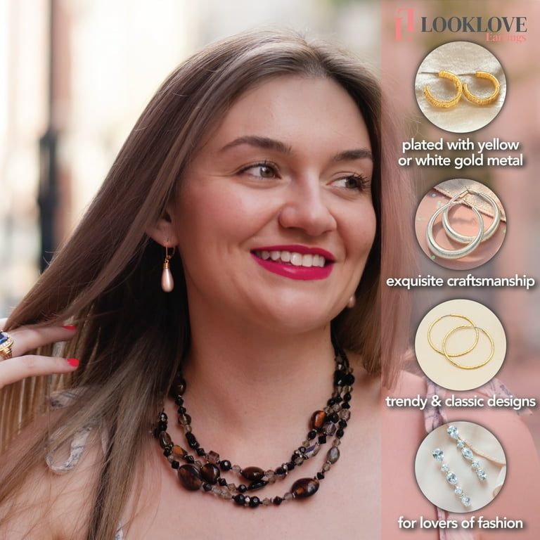 Versatile Y-Style Freshwater Pearl and Tiger Eye Necklace with