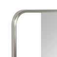 thumbnail image 4 of Kate and Laurel Nobles Radius Corner Framed Mirror, Silver 20x36, 4 of 9