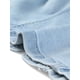 thumbnail image 5 of Chaqueta corta de mezclilla Allegra K para Mujer Cuello Redondo Mangas 3/4 deshilachada Azul claro XL, 5 of 6