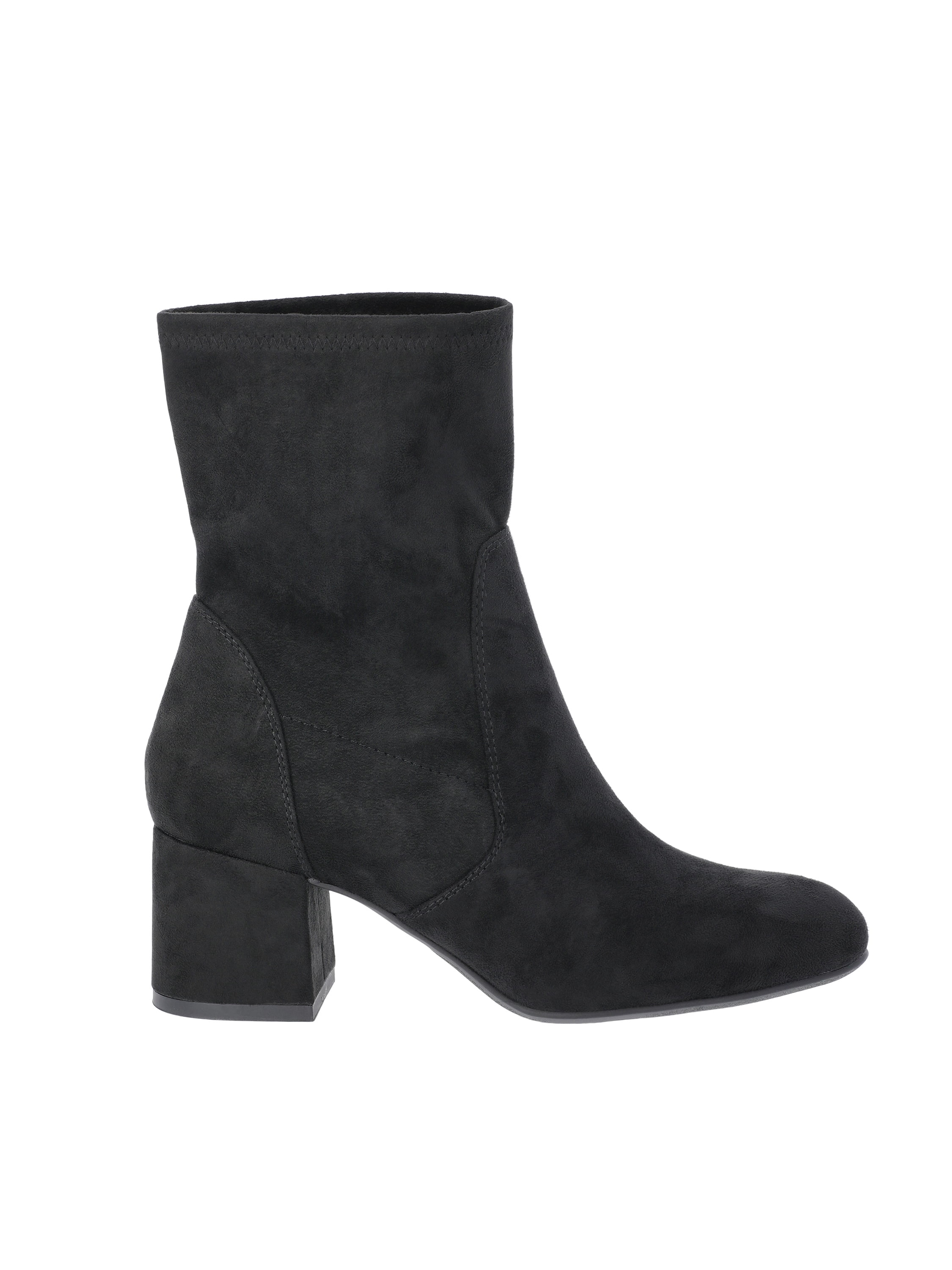 Time and Tru Women's Faux Suede Block Heel Boots