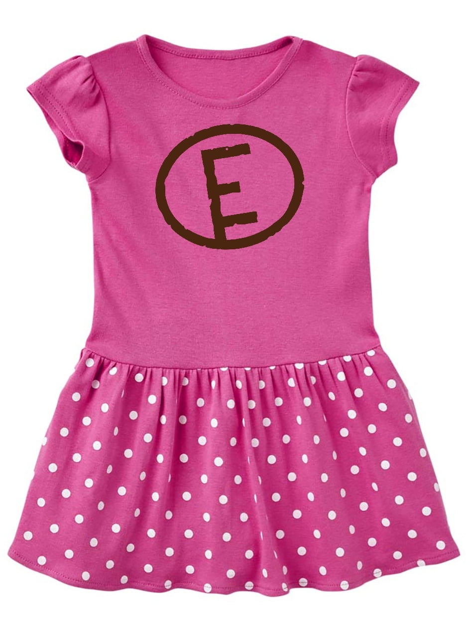 monogram baby dress