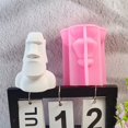 thumbnail image 5 of tegongse Flexible Silicone Mold Handmade Scented Candle Mould Portrait Sculpture Aromatherapys Mold Resin Tool Art Decoration, 5 of 9
