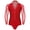 Red, variant on TiaoBug Men Sheer Mesh Dance Shirts Gymnastics Bodysuit Salsa Samba Cha Cha Tango Dance Leotard White XL