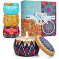 thumbnail image 1 of Juego de regalo de velas aromáticas navideñas, paquete de 12 velas navideñas de regalo para mujeres, juego de velas de aromaterapia de cera de soja de larga duración de 240 horas, regalo de Navidad, 1 of 8