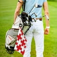 thumbnail image 5 of Honeii Red Cross 1 Print Golf Towel, Golf Towels for Golf Bag with Carabiner Clip, Tri-fold Waffle Pattern Golf Towel, 5 of 6