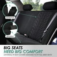 thumbnail image 5 of FH Group Travel Master Universal Seat Covers Fit For Car Truck SUV Van - Rear Bench, 5 of 5