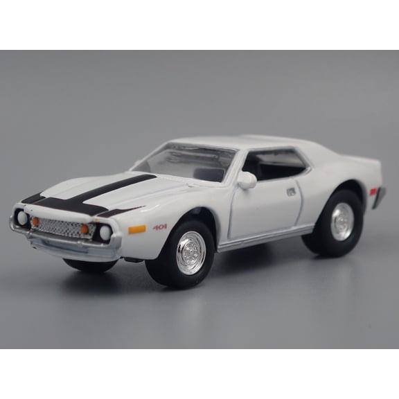 Open Box 1972 72 AMC JAVELIN WHITE 1:64 SCALE COLLECTIBLE DIORAMA DIECAST MODEL CAR