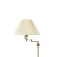 thumbnail image 2 of 150 Watt Metal Floor Lamp with Swing Arm and Fabric Conical Shade, Gold- Saltoro Sherpi, 2 of 5