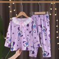 thumbnail image 1 of Frozen Princess Elsa Conjunto de pijamas para niños Ropa de dormir Primavera y otoño Thin Girls Boys Red Natal New Year Home Clothes8 altura 95-105cm Gao Jinjia LED, 1 of 2