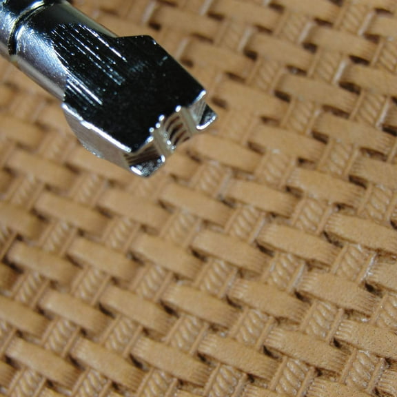 XSm Rope Basket Weave Leather Stamp, X560, Stamping Tool
