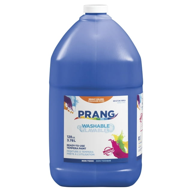 Pintura lavable Prang Dixon Ticonderoga, 3,8 L, azul, con certificación AP