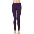 thumbnail image 2 of Women Premium Cotton High Waist Full Length Leggings (Single & Multi-Packs Available), 2 of 3