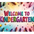 thumbnail image 4 of LUUFILx Welcome to Kindergarten Backdrop Banner Classroom Decorations School Party Supplies Kids Crayon Background Photography Props Pre-K Decor, 4 of 7