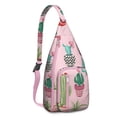 thumbnail image 1 of Aquarelle Cactus Sling Design Artistique Plantes du Désert, Pack Anti-Vol à la Mode, 1 of 4