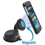 WizGear Universal Magnetic Car Mount Holder, Windshield Mount and Dashboard Mount Holder for Cell Phones with Fast Swift-snap TM Technology, Magnetic Cell Phone Mount (No Adhesive Disk Needed)