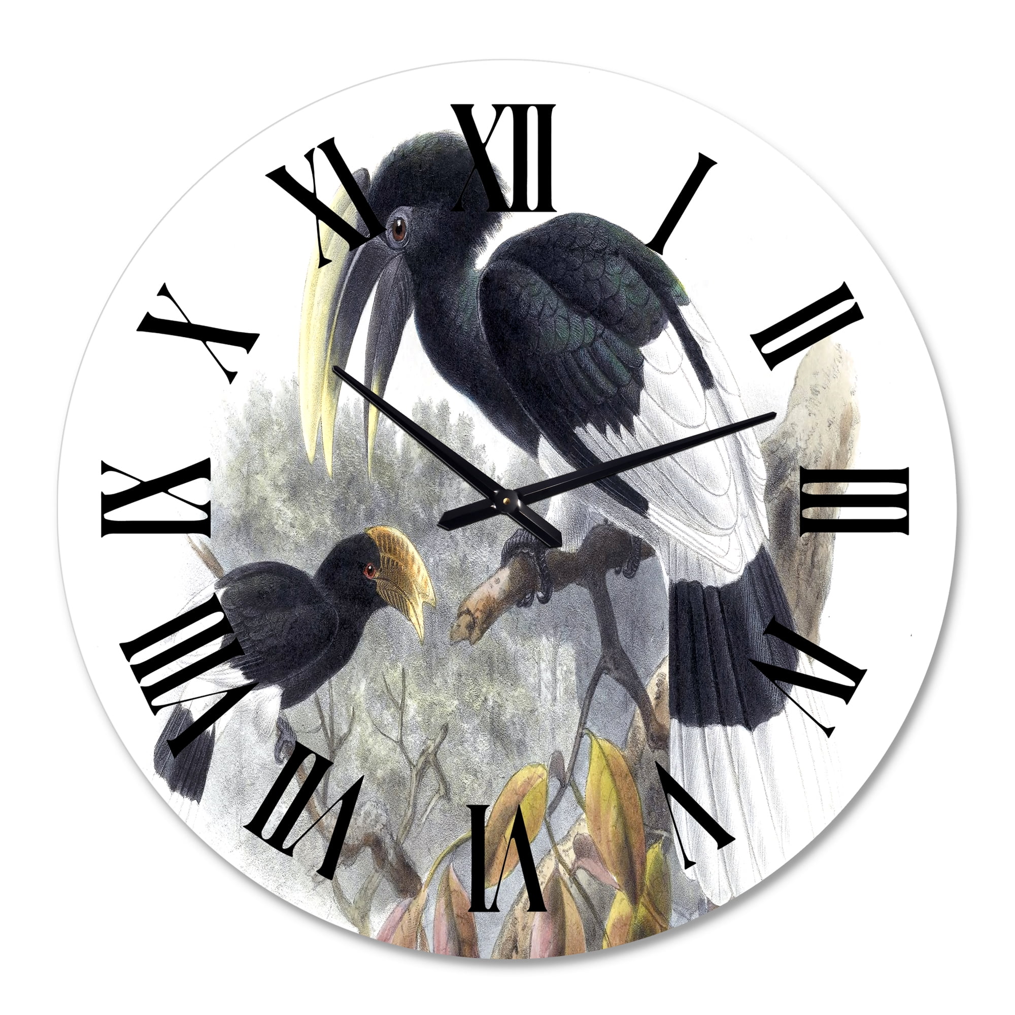 Designart 1 in Quartz Traditional Wall Clock