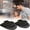 Black, variant on Uioepy Final Sale Two Microwave Mini Heat-Insulating Gloves For The Kitchen, Black And Heat-Insulating Oven Microwave Mini Insulated Gloves For Cooking A Pair Of Silicone Kitchen Ovens For Grilling An