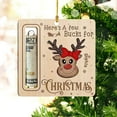 thumbnail image 4 of Fiudx Adorno Navideño para Billetera, Diseño Único de Madera, Exquisita Ranura para Tarjetas, Decoración Festiva, Regalo de Navidad Perfecto para Familiares y Amigos, Incluye 1 Billetera Decorativa., 4 of 5