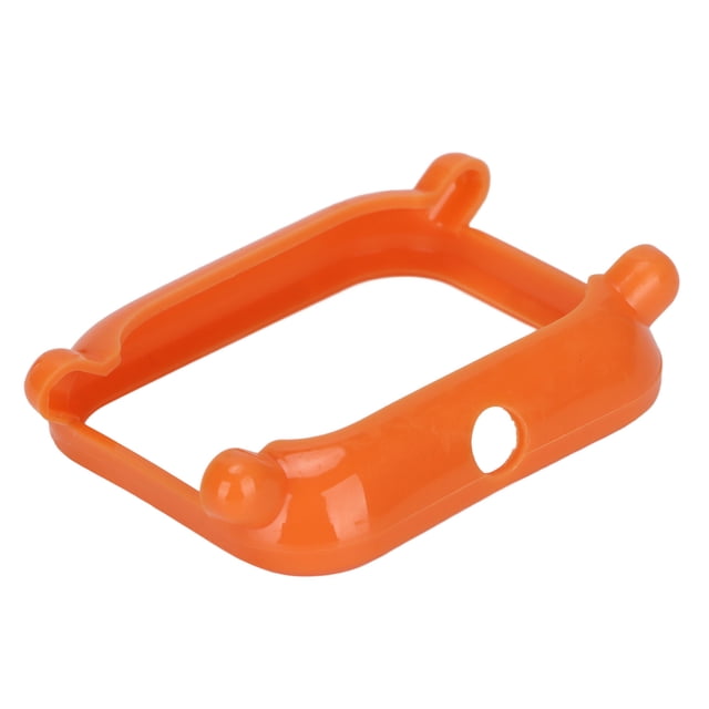 Soft TPU Case, Anti Collision TPU Bumper Protector Replacement Easy Access Wear Resistant Full Anti Scratch for POP Smart Watch Black,White,Orange