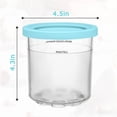 thumbnail image 5 of Ice Cream Maker Containers Replacement, Compatible With Nc300, Nc301 Series, 16Oz Ninja Creami Pints, Dishwasher Safe, Upgraded Lid Design, Bpa-Free, Reusable Containers,, 5 of 5