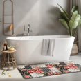 thumbnail image 2 of Pioneer Flower Floral Print Pattern Kitchen Rug Mat,Kitchen Runner Rugs Non Skid Washable,Decorative Kitchen Floor Mats for Kitchen,Sink,Laundry,17"x47.2", 2 of 7