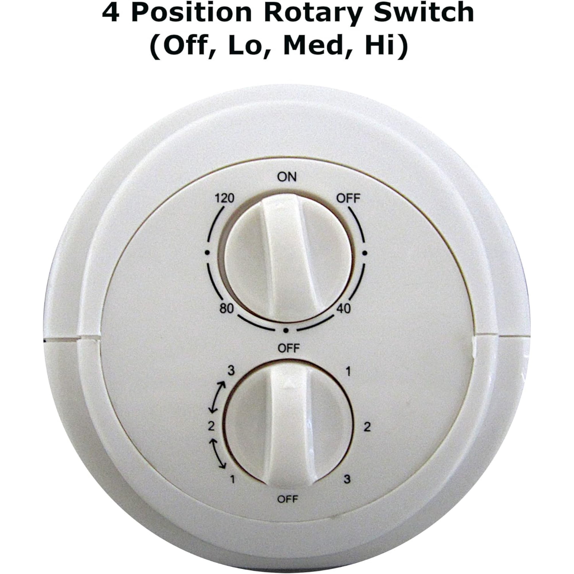 OPTIMUS F-8449WHT 32 Inch 3-Speed Home Oscillating Tower Fan With Timer, White