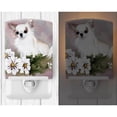 thumbnail image 2 of Caroline's Treasures MH1019CNL Chihuahua White Flowers Ceramic Night Light, 6x4x3", multicolor, 2 of 2