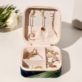 thumbnail image 6 of Dragonfly Travel Portable Square Jewelry Stand Organizer Storage Box for Rings, Earrings, Necklaces, Bracelets - Suitable for Girls and Women, 6 of 6