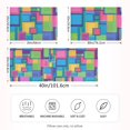 thumbnail image 2 of Yayeee Pillowcase Queen Size Set of 2 Satin Wrinkle Resistant Envelope Pillow Case, Colorful Geometric Pattern, 2 of 8