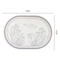thumbnail image 6 of Unique Bargains Wipeable Set of 6 Leather Placemats for Dining Table Decor Light Gray, 6 of 6