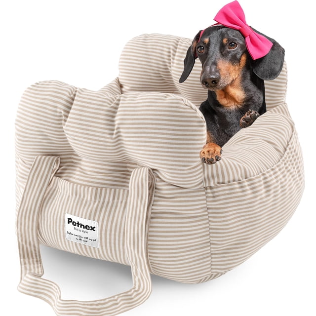 Asiento para Auto para Perros Petnex Portátil para Perros Pequeños 51 x 42 x 33 cm