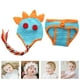 thumbnail image 2 of FELTECHELECTR 2 piezas de accesorios para disfraces de fotografía de dinosaurios para recién nacidos, adorables conjuntos mensuales para bebés., 2 of 3