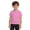 1-Hot Pink208, variant on Byoo Boy T-Shirt Solid Short Sleeve Crew Neck Basic Tee Shirt Casual Breathable Soft T Shirt for Kids