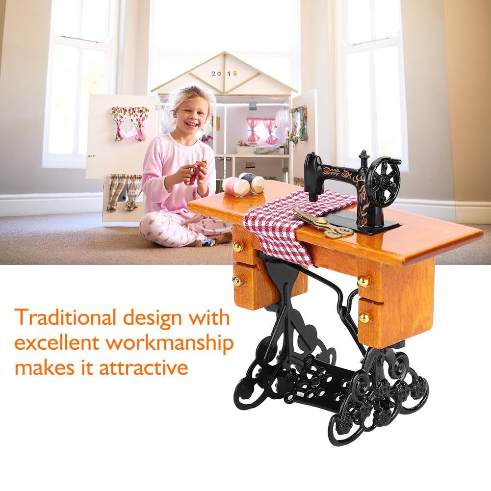 dollhouse sewing room