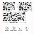 thumbnail image 4 of Dailycode Satin Pillow Case Standard Silk Pillow Cover for Hair and Skin Envelope Closure Pumpkins Bats Spiderweb Tree 20"x26", 4 of 9