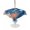 Dark Blue, variant on Outdoor Tablecloth with Umbrella Hole for Patio/Picnic/Party/Camping, Blue Coastal Jellyfish Waterproof Table Cloth Square Cover Washable, Nautical Orange Coral Starfish (60"x 60")