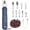 Dark blue, variant on 9 in 1Professional Manicure Pedicure Kit with 100 Drill Bits & Sanding Bands, 5-Speed Adjustable for Home/Salon Use Shipping from the United States