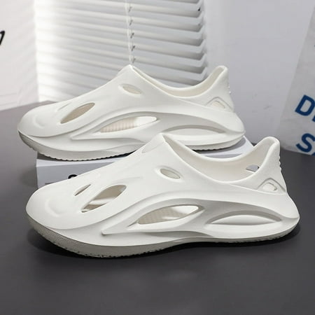 

Foam Runner Shoes for Women Men Hollow Cloud Slippers Lightweight Slip-On Walking Sneakers Breathable Soft Beach Sandals