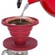 thumbnail image 4 of Filtro de goteo de café de silicona Taza de goteo de cono reutilizable Verter manual plegable, 4 of 7