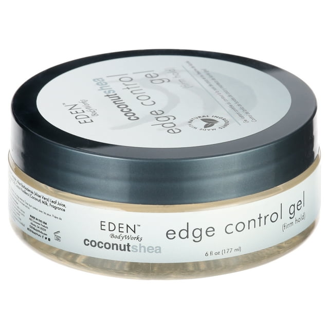 Eden BodyWorks Coconut Shea Edge Control Gel 6 fl. oz., Moisturizing, Unisex