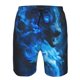 thumbnail image 3 of Balery Wolf Traje de Baño Estilo Hawaiano para Hombre, Shorts de Secado Rápido con Bolsillos-Small, 3 of 6