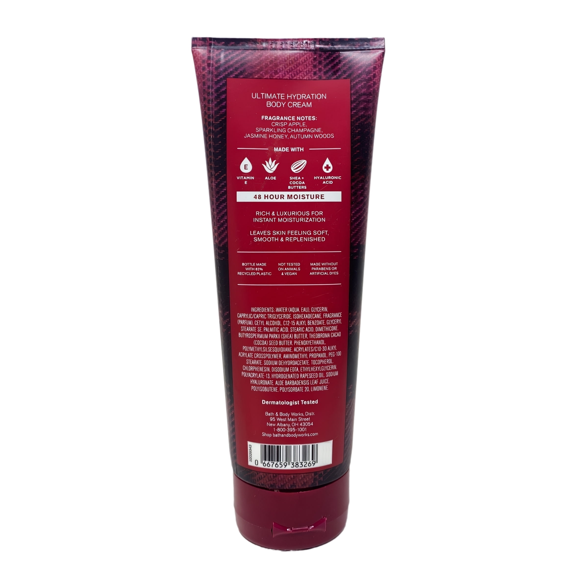 Bath & Body Works Champagne Apple & Honey Ultimate Hydration Body Cream and Body Wash with a Cherry on Top Bar Soap