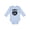 AE-Light Blue, variant on Funny Beard Baby Grow-daddy's Little Beard Puller Funny Boys or Girls Long Sleeve Baby Bodysuit