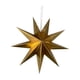 thumbnail image 5 of Adorno colgante decorativo de estrella grande 3D para casa de vacaciones Oro, 5 of 9
