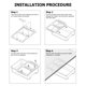 thumbnail image 5 of Bajo escritorio Dies Organizer Tipo de cajón Caja de almacenamiento Caja de cajones de oficina, 5 of 5