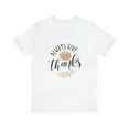 thumbnail image 2 of Always Give Thanks Pumpkin Thanksgiving Unisex Jersey Short Sleeve T-shirt, 2 of 10
