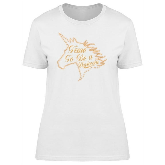 Cute Magical Unicorn  T-Shirt Women -Image by Shutterstock, Female Large