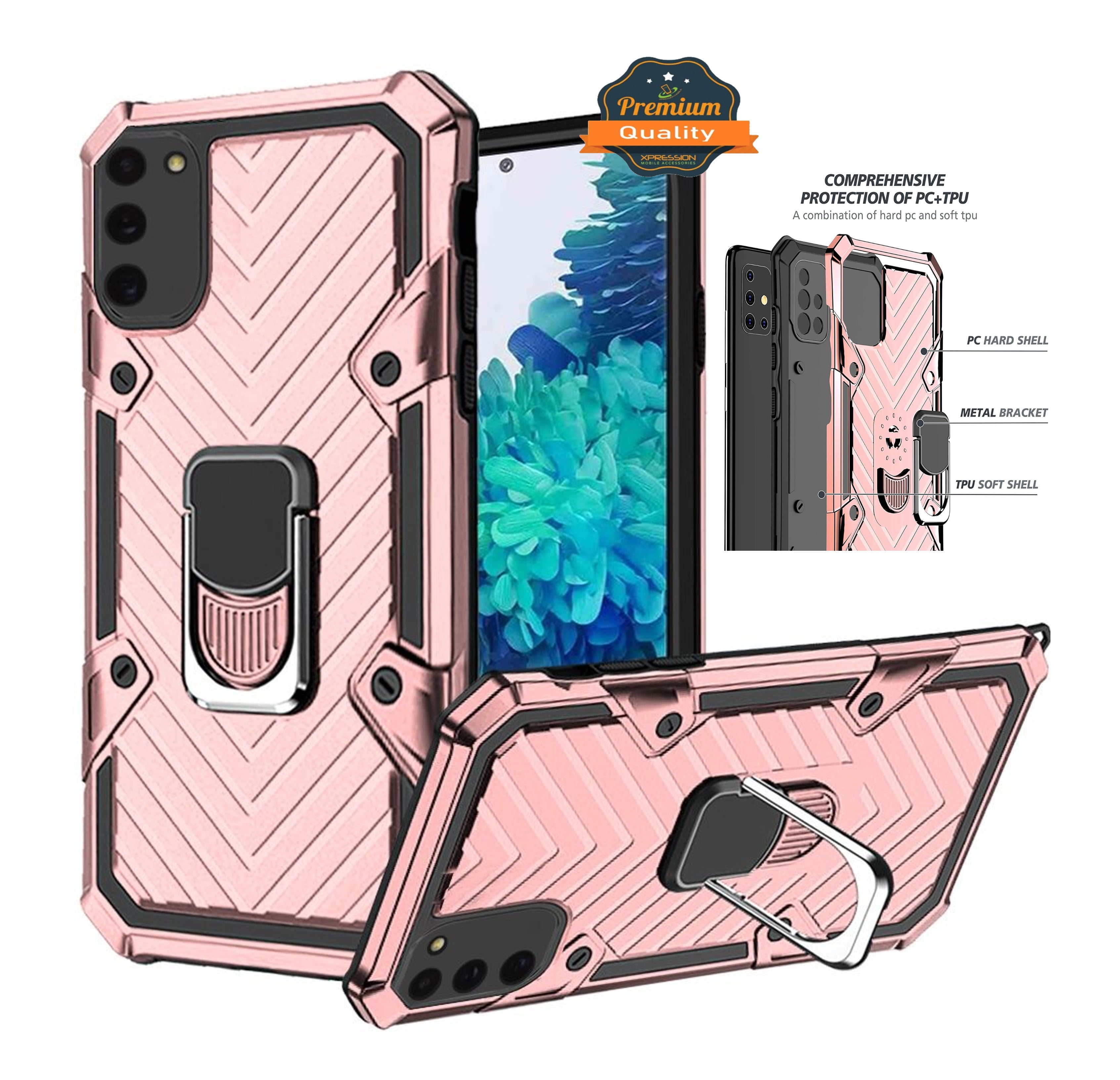 Apple iPhone SE (2020) Case with Ring Holder 360° Rotating