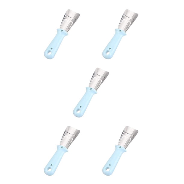 Wosthever Raspador de hielo para refrigerador, pala de congelador Universal de acero inoxidable, dispositivos descongeladores, removedor de Type2 NO2