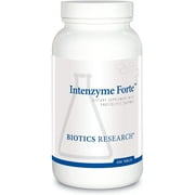 Biotics Research Intenzyme Forte Proteolytic Enzymes, Pancreatin, Bromelain, Papain, Lipase, Amylase, Protein Metabolism. 500 tabs
